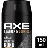 Axe Erkek Deodorant Sprey Leather & Cookies 150 Ml 1 Adet + Africa 150 Ml 1 Adet