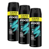 Axe Erkek Sprey Deodorant Apollo 48 Saat Etkileyici Koku 200 ml (3 paketi)