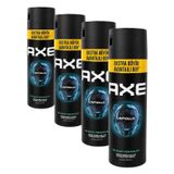Axe Erkek Sprey Deodorant Apollo 48 Saat Etkileyici Koku 200 ml (4 paketi)