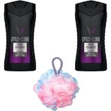 Axe Excite Duş Jeli 250ML 2li Set Banyo Lifi 3lü Set - 500 ml