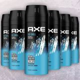 Axe Ice Chill 6x150 ml Erkek Sprey Deodorant