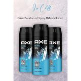 Axe Ice Chill Erkek Deodorant Sprey 150 ml x 3 Adet