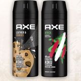 Axe Leather & Cookies 150 ml + Africa 150 ml Erkek Sprey Deodorant