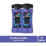 Axe Premium Collection Duş Jeli Blue Lavender Nane Amber Kokulu 3'ü 1 Arada Vücut Saç Yüz 2x300ml - 600 ml