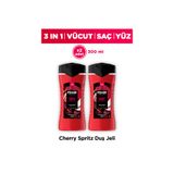 Axe Premium Collection Duş Jeli Cherry Spritz 3 In 1 Vücut Saç Yüz 300 ml X2