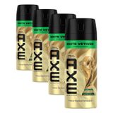 Axe Premium Collection Erkek Deodorant & Bodyspray White Vetiver 150 Ml (4 paketi)