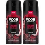 AXE Premium Collection Erkek Sprey Deodorant Cherry Spritz 150 ml (2 paketi)