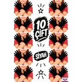 Axe Sportswear 10 Çift Çocuk Bando & Pandomim & Tören & Gösteri & Merasim Eldiveni & 23 Nisan & 19 Mayıs - 10 - 14 Yaş - Siyah