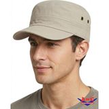 Axe Sportswear Yazlık Arkası Cırtlı Ayarlanabilir Castro Cap Kep Avcı Model Şapka - Standart - Bej