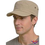 Axe Sportswear Yazlık Arkası Cırtlı Ayarlanabilir Castro Cap Kep Avcı Model Şapka - Standart - Camel