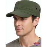Axe Sportswear Yazlık Arkası Cırtlı Ayarlanabilir Castro Cap Kep Avcı Model Şapka - Standart - Haki