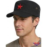 Axe Sportswear Yazlık Yıldız Nakışlı Arkası Cırtlı Ayarlanabilir Castro Cap Kep Avcı Model Şapka - Standart - Siyah - Kırımızı