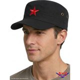 Axe Sportswear Yazlık Yıldız Nakışlı Arkası Cırtlı Ayarlanabilir Castro Cap Kep Avcı Model Şapka - Standart - Siyah - Kırımızı