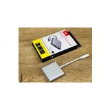 Axe Tools 3 In 1 Type-c To Hdmı Usb 3.0 Çevirici Dönüştürücü Adaptör 4k Mac ile uyumlubook Thinkpad Yoga Windows 10 gri