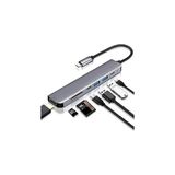 Axe Tools 7 In 1 Sd Usb Type-c Hub Hdmı Girişli Macbook Çevirici Çoklayıcı
