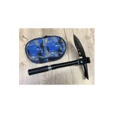 Axe Tools Mavi Çantalı Kırılmaz Çelik Portatif Katlanabilir Askeri Kürek Kazma Çekiç Seti