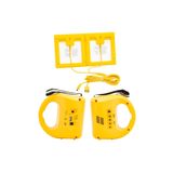 Axe Tools Powerbank + Radyo + USB + Çift Solar Panelli Işıldak Lamba AXE9-4L9 Sarı