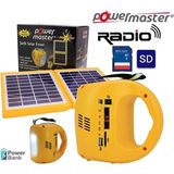Axe Tools Powermaster Radyolu Solar Çift Panelli Işıldak