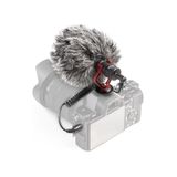 Axe Tools Telefon Tablet Laptop Kamera Fotoğraf Makinesi Için Canlı Yayın Mikrofon Seti Rüzgar Tüylü Siyah