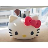 Axelon Hello Kitty Tasarımlı Makyaj Fırçalığı Kozmetik Organizer Kutusu Masaüstü Düzenleyici