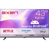 Axen 43" 109 Ekran Full HD Smart LED TV Android İşletim Sistemi ve Uydu Alıcılı - 43''