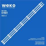 Axen Ax043dld12at075-Ilfm 43'' İnç 3 Adet Tv Led Bar (Tvnizi Açıp İçindeki Led Barla Birebir Aynısı Olduğunu Görmeden Almayınız. Sonrasında İade Almamaktayız.)