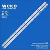 Axen Ax24led63/0202 24'' 2 Adet Tv Led Bar (Tvnizi Açıp İçindeki Led Barla Birebir Aynısı Olduğunu Görmeden Almayınız. Sonrasında İade Almamaktayız.)