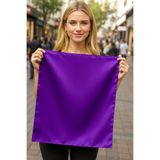 Axesoire 13731 Mor Saten Fular 50x50 cm
