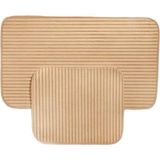 Axesso Madame Coco Mathılda Banyo Paspası - 60X100 cm - Açık Kahverengi