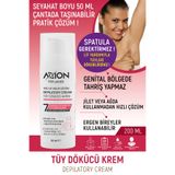 AXION Pratik Tüy Dökücü Ve Azaltıcı 50 ml Kadın Seyahat Boyu SPATULA GEREKTİRMEZ