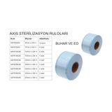 Axis Sterilizasyon Rulosu Otoklav Poşeti EO ve Buhar 7.5 CM x 200 M