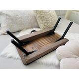 Axolotl Supplyplus Lidya Tablet Telefon Bölmeli Ayaklı ve Minderli Laptop Sehpası Bilgisayar Çalışma Masası - 55 CX 33 CM X25