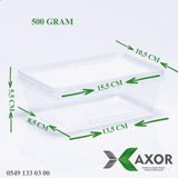 AXOR Endüstriyel Saklama Kabı 0,5 L Helva Tahin Bal Kutusu Koli 250 Adet Toptan AXR-003