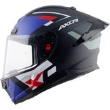 Axor Saber x Sports Siyah-Mavi Kapalı Kask