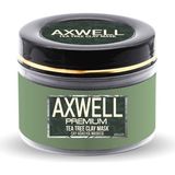 Axwell 100ml Çay Ağacı Kil Maskesi Tüm Cilt Tiplerine Uygun Siyah Nokta Temizleyici Toz Maskesi