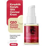 Axwell Caffeine Destekli Nemlendirici Göz Çevresi Kremi Koenzim Q10 Hyarulonic Acid 60ML