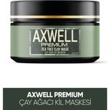 Axwell Çay Ağacı Kil Maskesi 100ml Tüm Cilt Tipleri İçin Nemlendirici Özellikli Krem