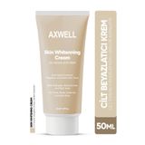 Axwell Cilt Beyazlatıcı Aydınlatıcı Glutatyonlu Leke Karşıtı Krem Kolajen Niacinamide Kojik Asitli 50 Ml