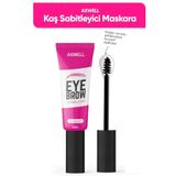 AXWELL Eyebrow Mascara 20 ml - Şeffaf Kaş Sabitleyici & Şekillendirici Jel Maskara