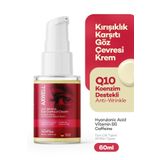 Axwell Koenzim Q10, Hyarulonic Acid, Caffeine Destekli Kırısıklık Karşıtı Nemlendirici Göz Çevresi Kremi