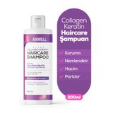 Axwell Kolajen & Keratin ve Extra Hacim Parlaklık Koruma Şampuan