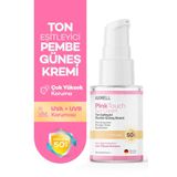 Axwell Pink Touch Ton Eşitleyici Pembe SPF50+ 60 ml Yüz Güneş Kremi