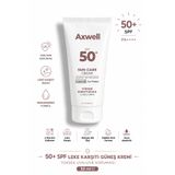 AXWELL Spf 50+ Leke Karşıtı Nemlendirici Yüksek Koruma Güneş Kremi 50 ml
