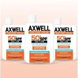 Axwell Sun Care Cream Leke Karşıtı Çok Yüksek Koruma SPF50+ 3x100 ml Güneş Kremi