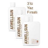 Axwell Sun Care Leke Karşıtı Nemlendirici Makyaj Baz Altı SPF50 3x125 ml Yüksek Koruma Güneş Kremi