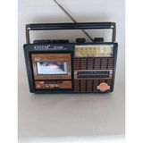 AXWER Nostalji Radyo Kaset Çalar Bluetooth Hoparlör Klasik Radyo - Kahverengi- Tek Ebat