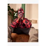 Axxan BAPE PUBG x shark hoodie unisex hırka tam fermuarlı nakışlı mevsimlik Kırmızı M