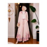 AXXAN modal kumaş 2li takım tunik pantolon desenli standart beden
