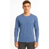 Axxel Erkek Mavi Melanj Uzun Kollu Süprem T-SHIRT-D2275