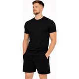 Axxel Erkek Siyah Pamuk Likralı Süprem Kısa KOLLU-T-SHIRT-D230 - 2XL